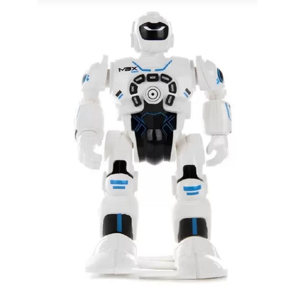 Robô De Brinquedo Zax Android Educativo Ensina Inglês Toca Música Controle Remoto