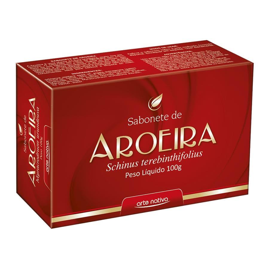 Kit 4x Sabonete Aroeira P/Limpeza Do Rosto E Pele 100g Arte Nativa