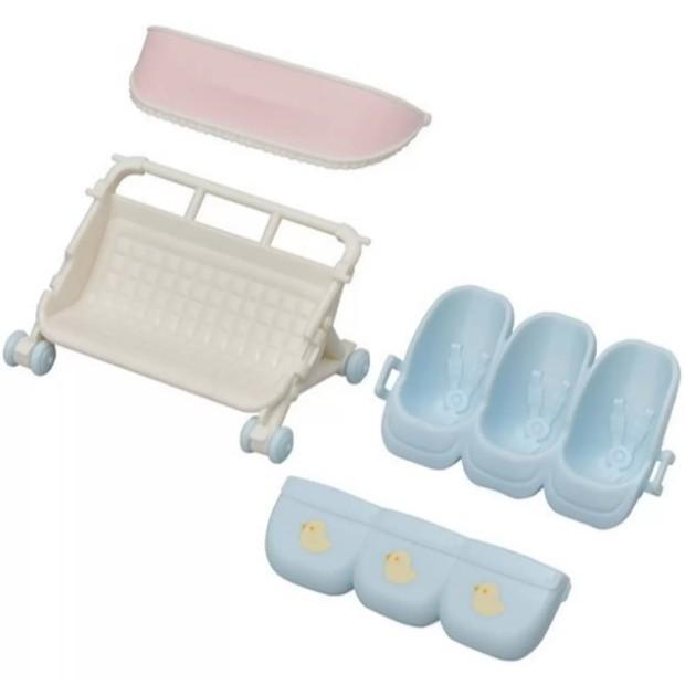 Sylvanian Families Carrinho Para Trigêmeos - Epoch