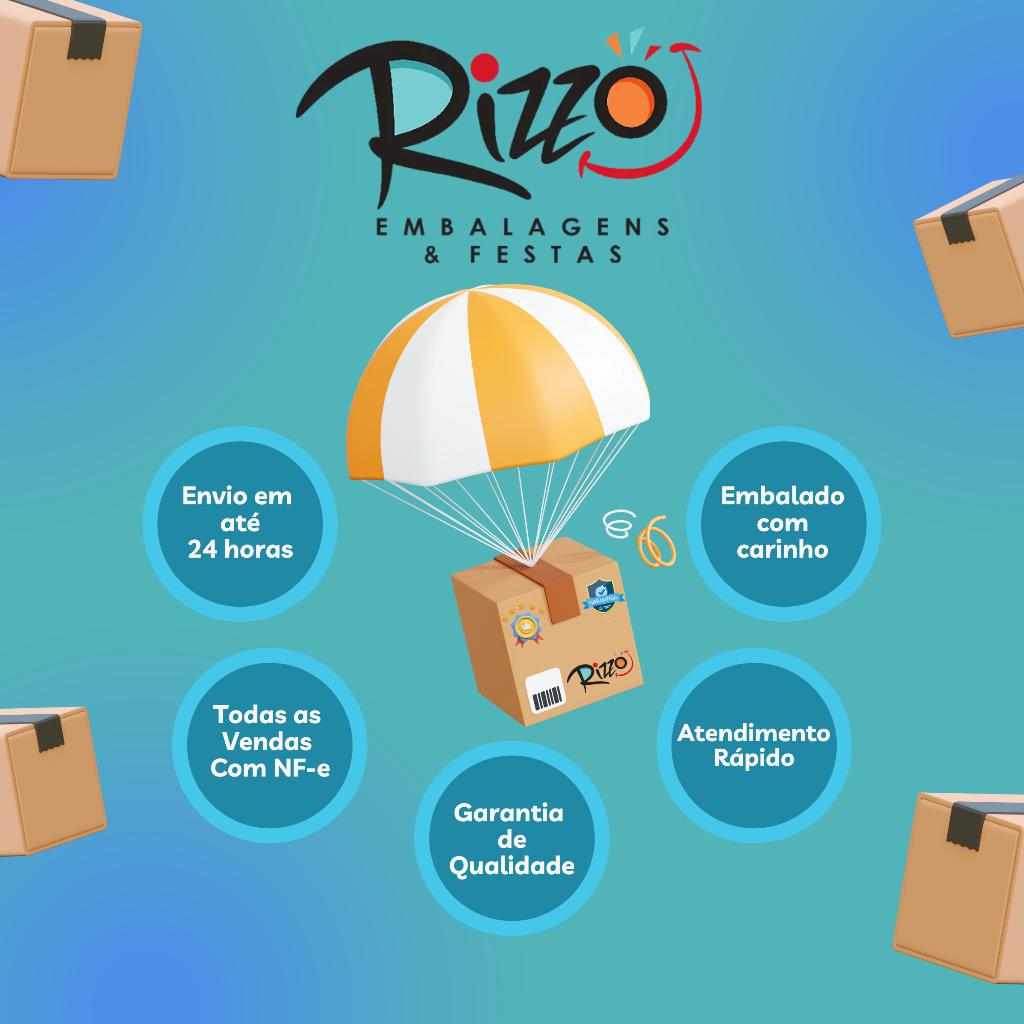 Leque Decorativo De Papel - Corações - 6 Unidades - Rizzo