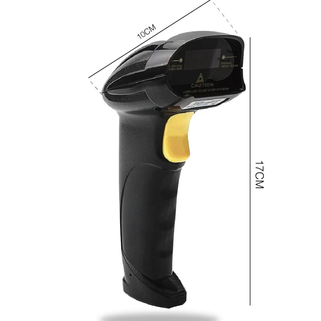 Leitor De Código De Barras Scanner Laser Com Fio USB Leitura 1D