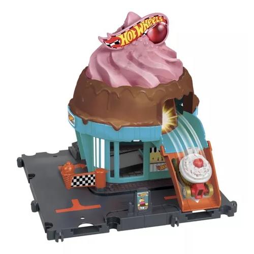 Pista Hot Wheels City Sorveteria Na Cidade - Mattel Htn77