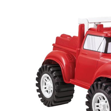 Carro Super Truck Guincho Bombeiro Com Escadinha Articulada - Grande 35cm Brinquedo Certificado Inmetro
