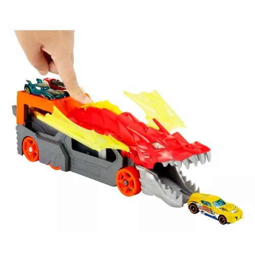 Pista Hot Wheels City Reboque Do Dragão Lançador - Mattel Gtk42