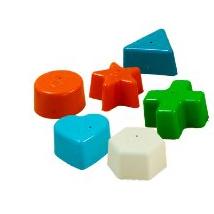 Girafa Brinquedo Educativo Com 6 Peças Geométricas - Desenvolvimento Cognitivo