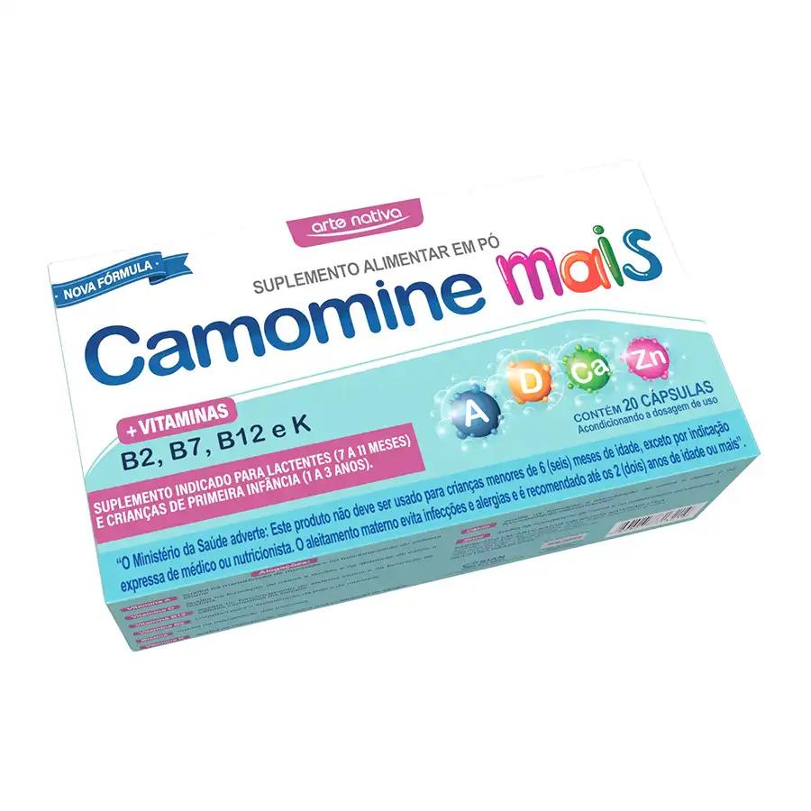 Kit 2x Camomine C Baby 20 Ca Supl Vit+min Arte Nativa