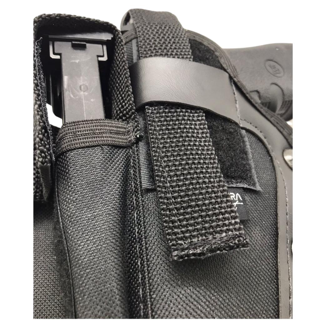 Coldre Robocop Canhoto (lado Esquerdo) Preto - Tático Militar P/Pistola Ou Revólver C/Parafusos