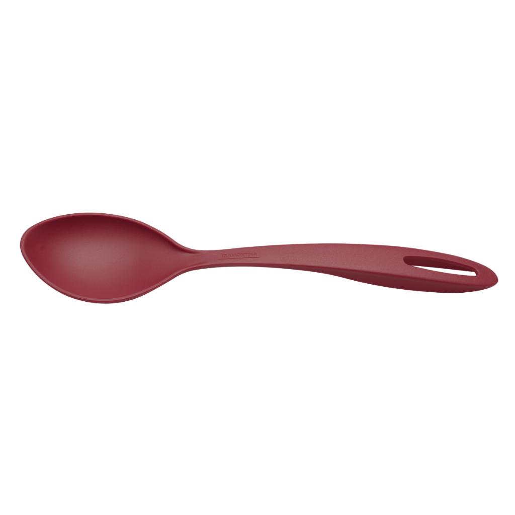 Colher De Arroz Para Servir Tramontina Ability Em Nylon Vermelha