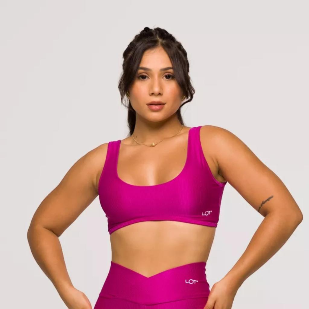 Conjunto Fitness Feminino Academia Poliamida Top E Short Feminina Crossfit Glow