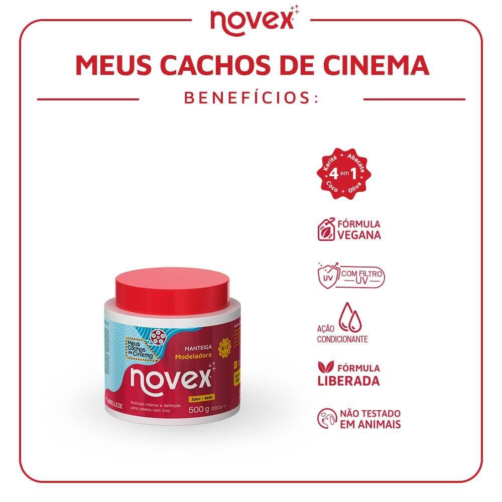 Manteiga Modeladora Novex Meus Cachos De Cinema Manteiga