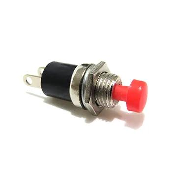 Chave Táctil Botão Push Button Vermelha Para Painel Acionar Interruptor Elétrico