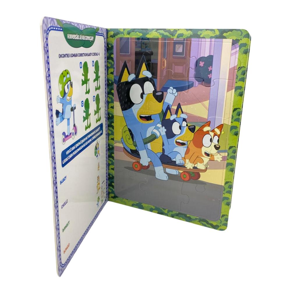 Bluey Atividades Com Quebra-cabeça