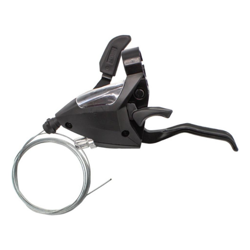 Par De Alavanca Rapid Fire Passador De Marcha Tipo Shimano 21V 3x7 Gts Alumínio Mtb