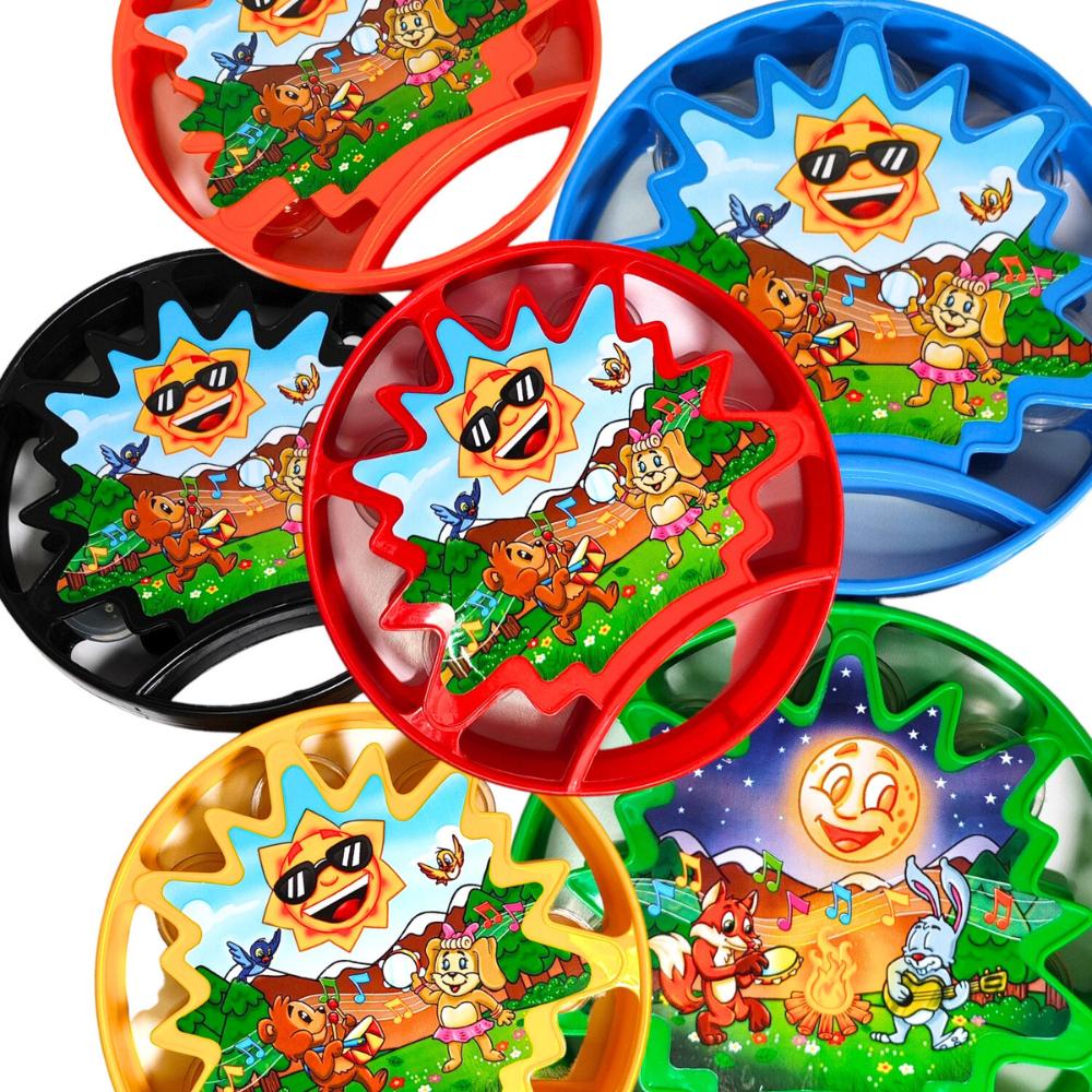 10 Pandeiro Infantil Brinquedo Musical Educativo Instrumento Para Lembrancinha Prenda Criança Novo
