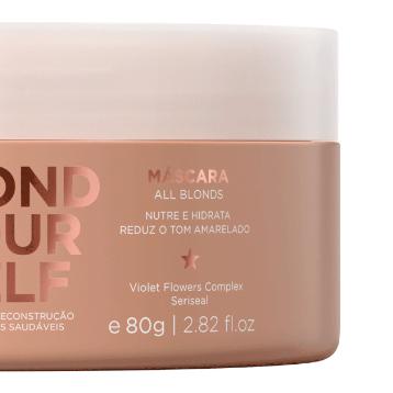 Máscara Tratamento Loiro Desamarelador Matizador Jacques Janine Blond Yourself 80g