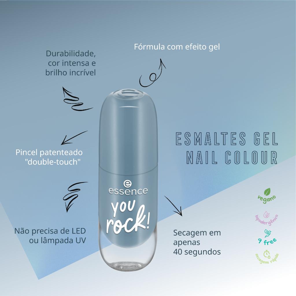 Esmalte De Unhas Com Efeito Gel Essence 64 You Rock