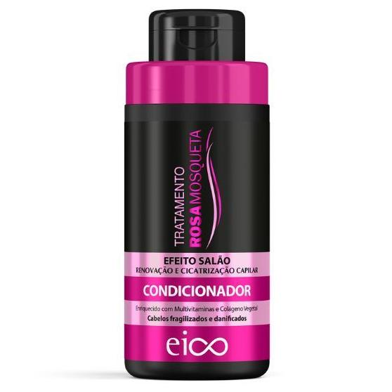 Eico Tratamento Rosa Mosqueta Shampoo 450ml Condicionador 400ml Máscara Hidratação 270g