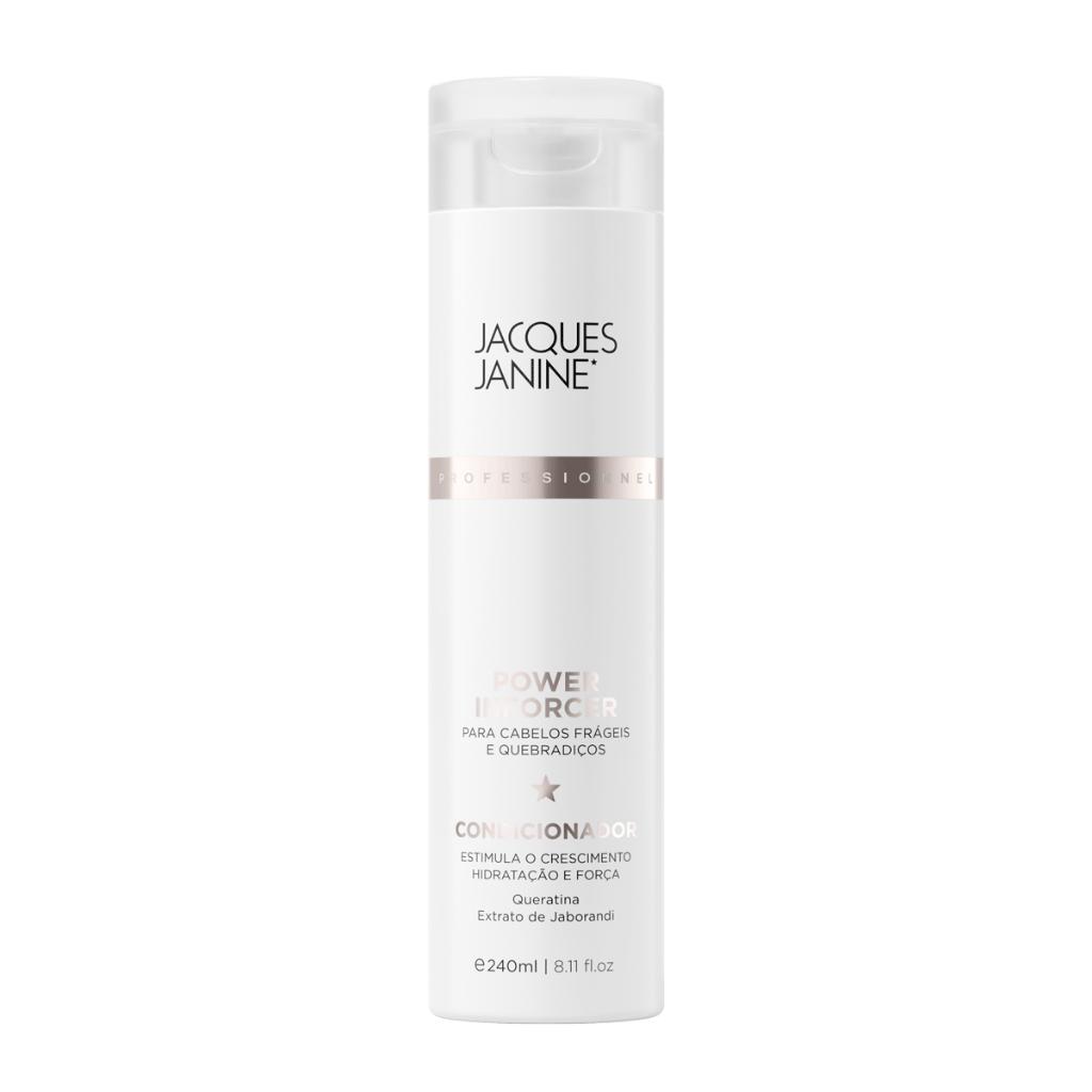 Kit Jacques Janine Power Inforcer Shampoo Sem Sal 240ml Condicionador Leave-in 240ml