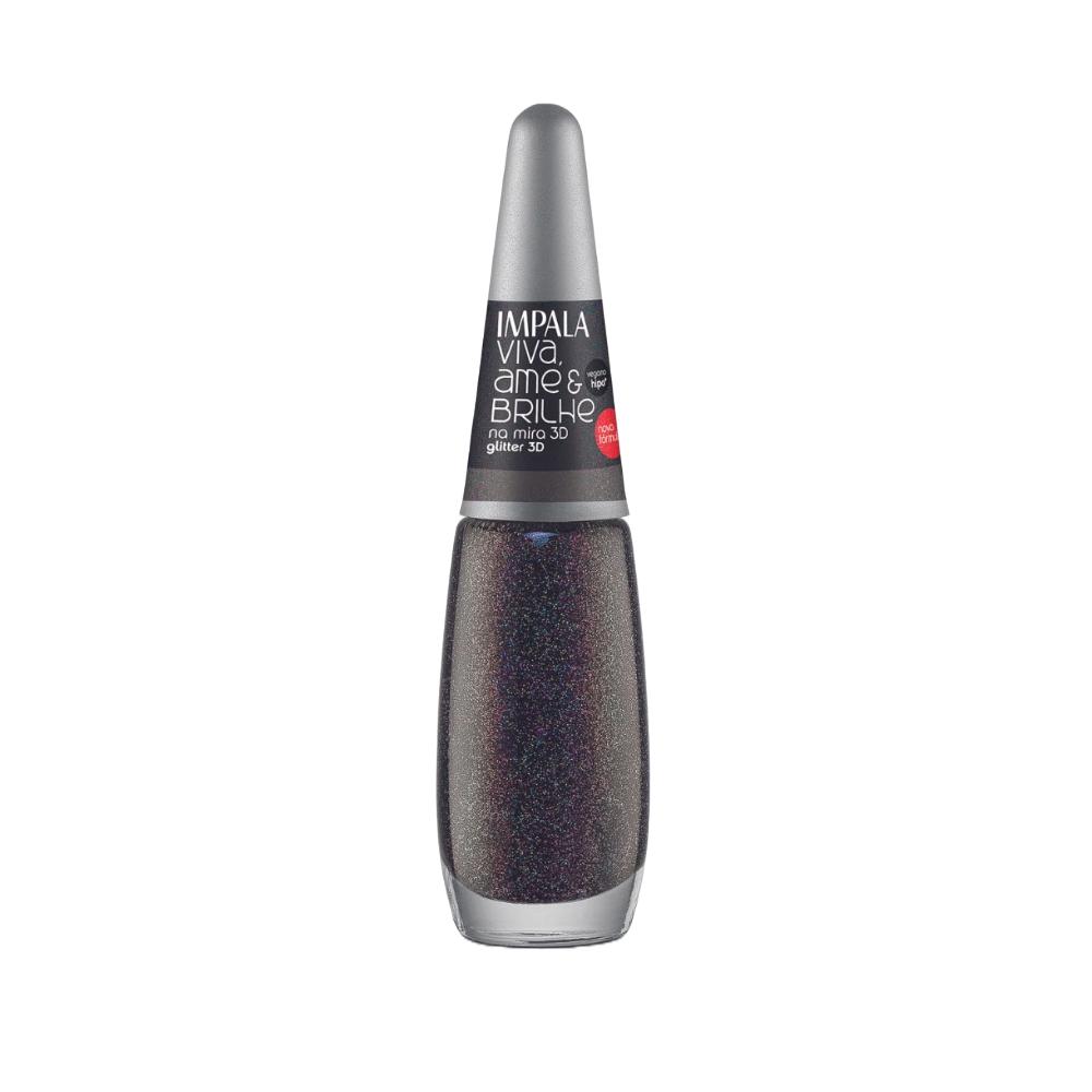 Esmalte Impala Glitter Coleção Viva Ame E Brilhe Na Mira 3D