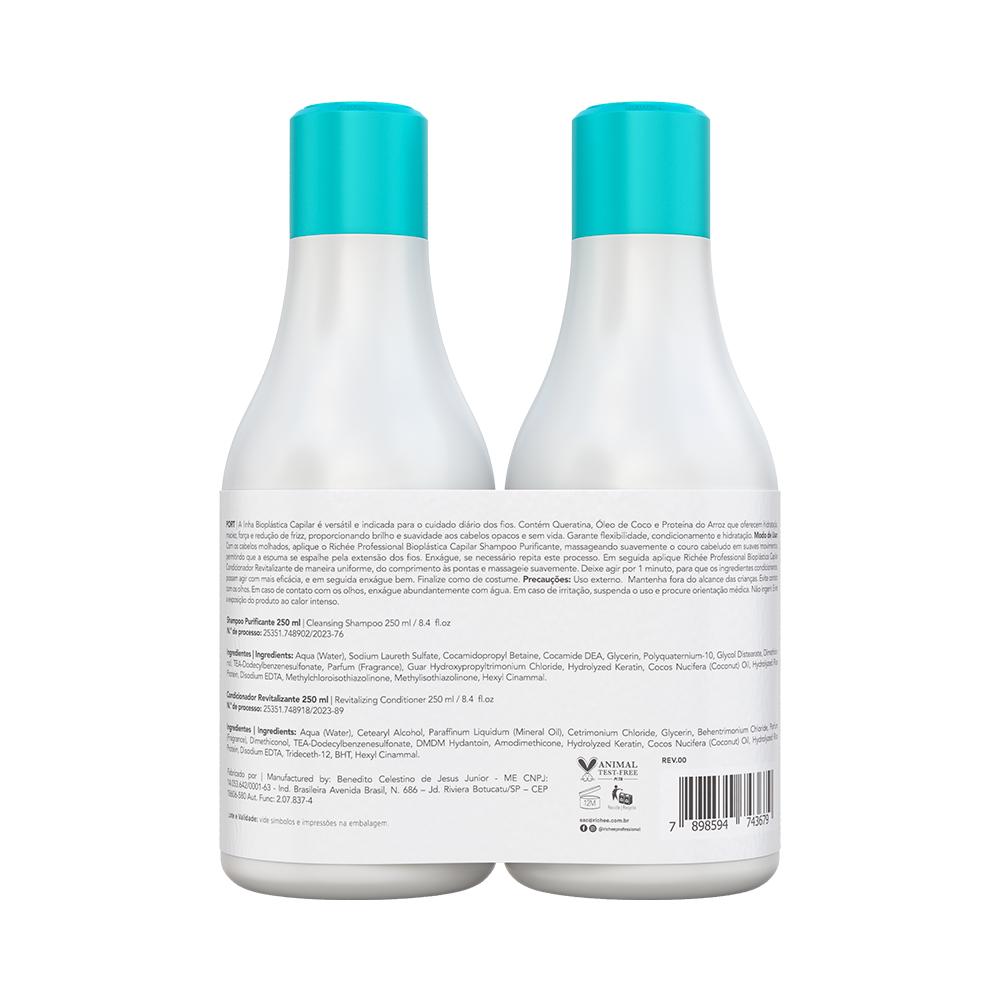 Richée Bioplástica Kit Shampoo E Condicionador (2x250ml)