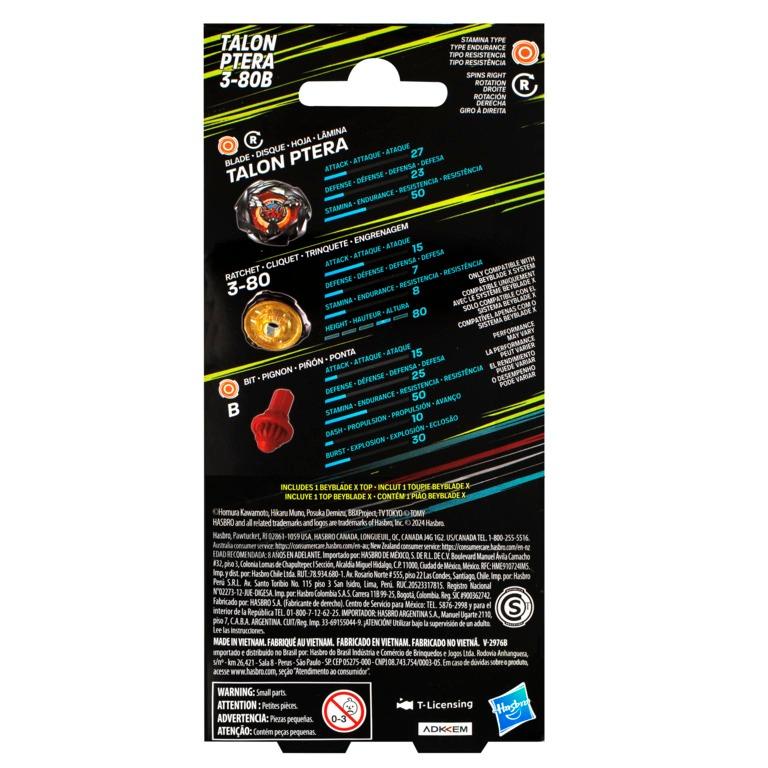 Beyblade X Talon Ptera 3-80b - Hasbro G0195
