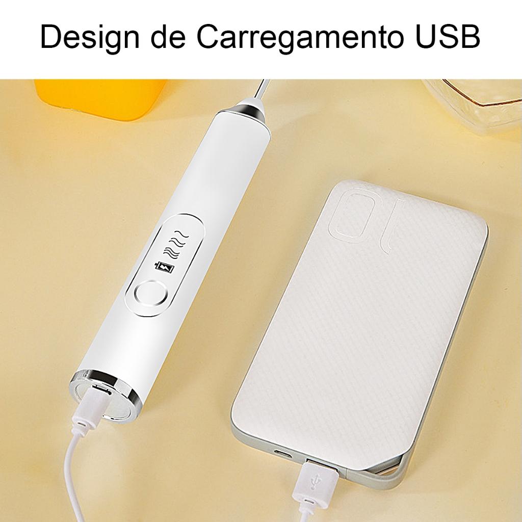 H Maston FR01 Mini Mixer Misturador Batedor Elétrico Sem Fio Portátil