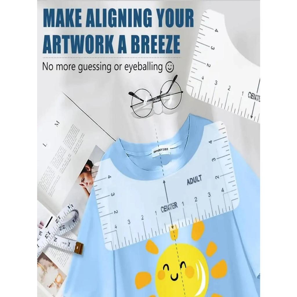 Conjunto De 8 Peças De Fitas Métricas Transparentes Para Camisetas Para Costura De Calibração De Roupas Mecolour