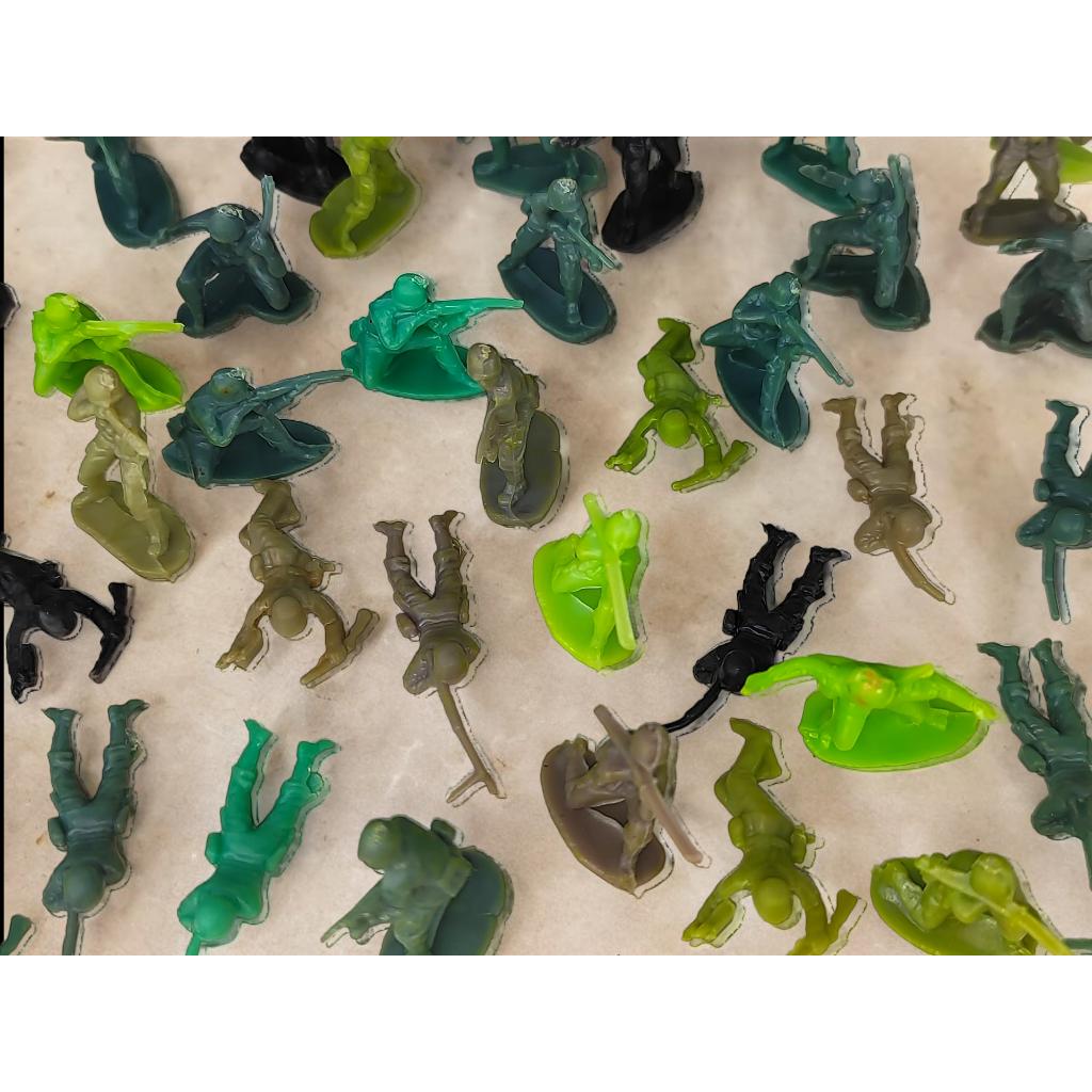 30 Soldados Guerra Soldadinho De Exercito Militar Brinquedo Infantil Lembrancinha Kit Festa