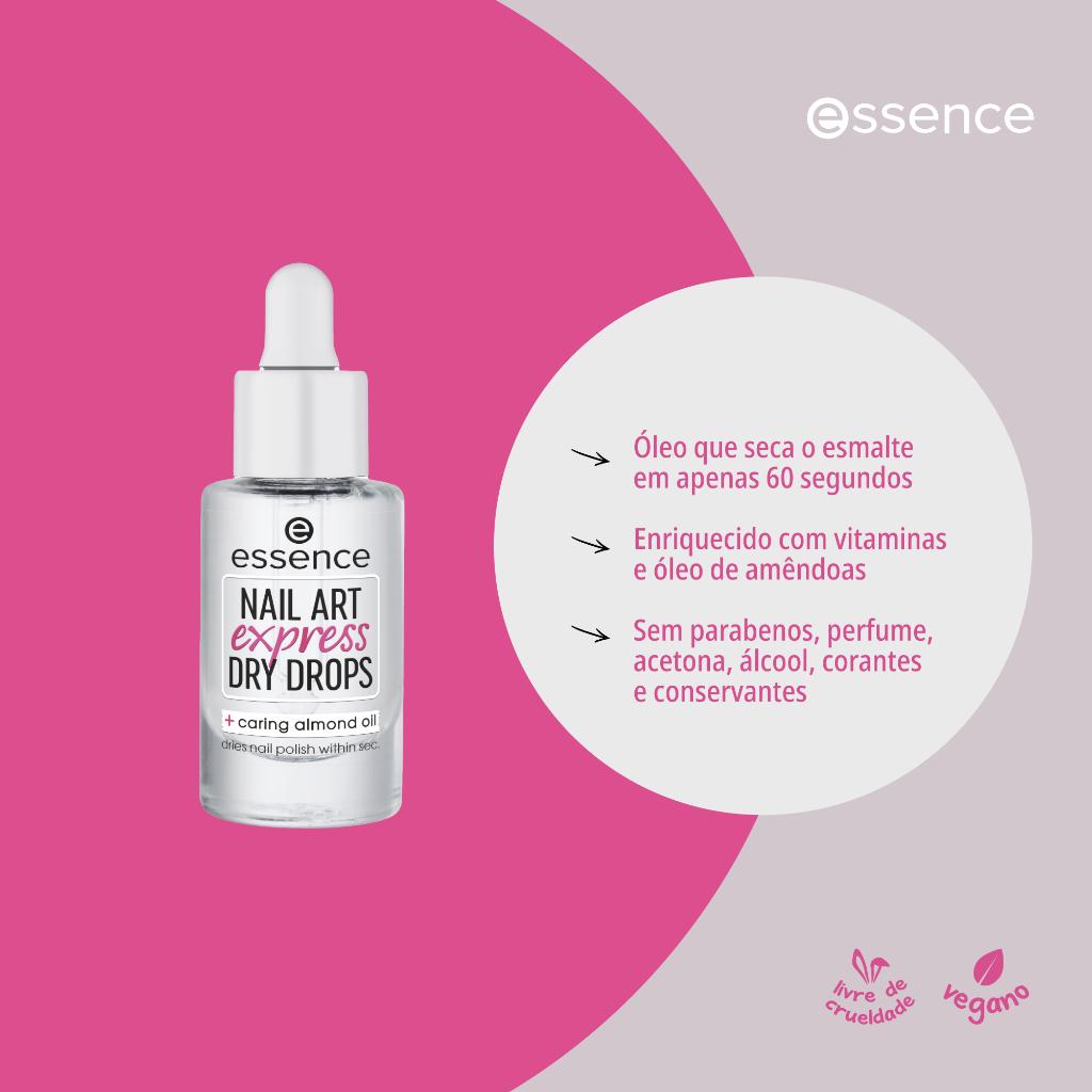 Kit 3 Óleos Secantes Para Unhas Express Dry Drops Essence