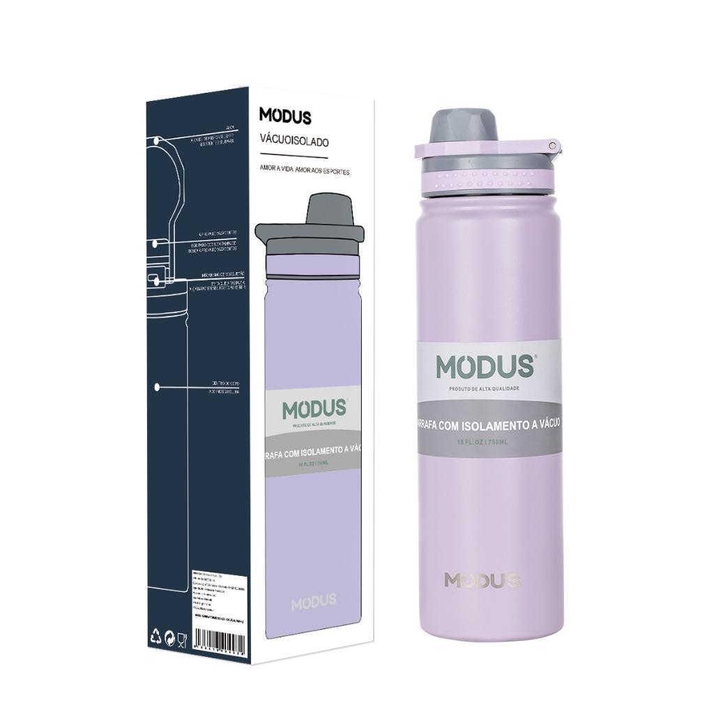 Garrafa Modus Térmica Inox 750ml Água Fria Quente C/Vedação