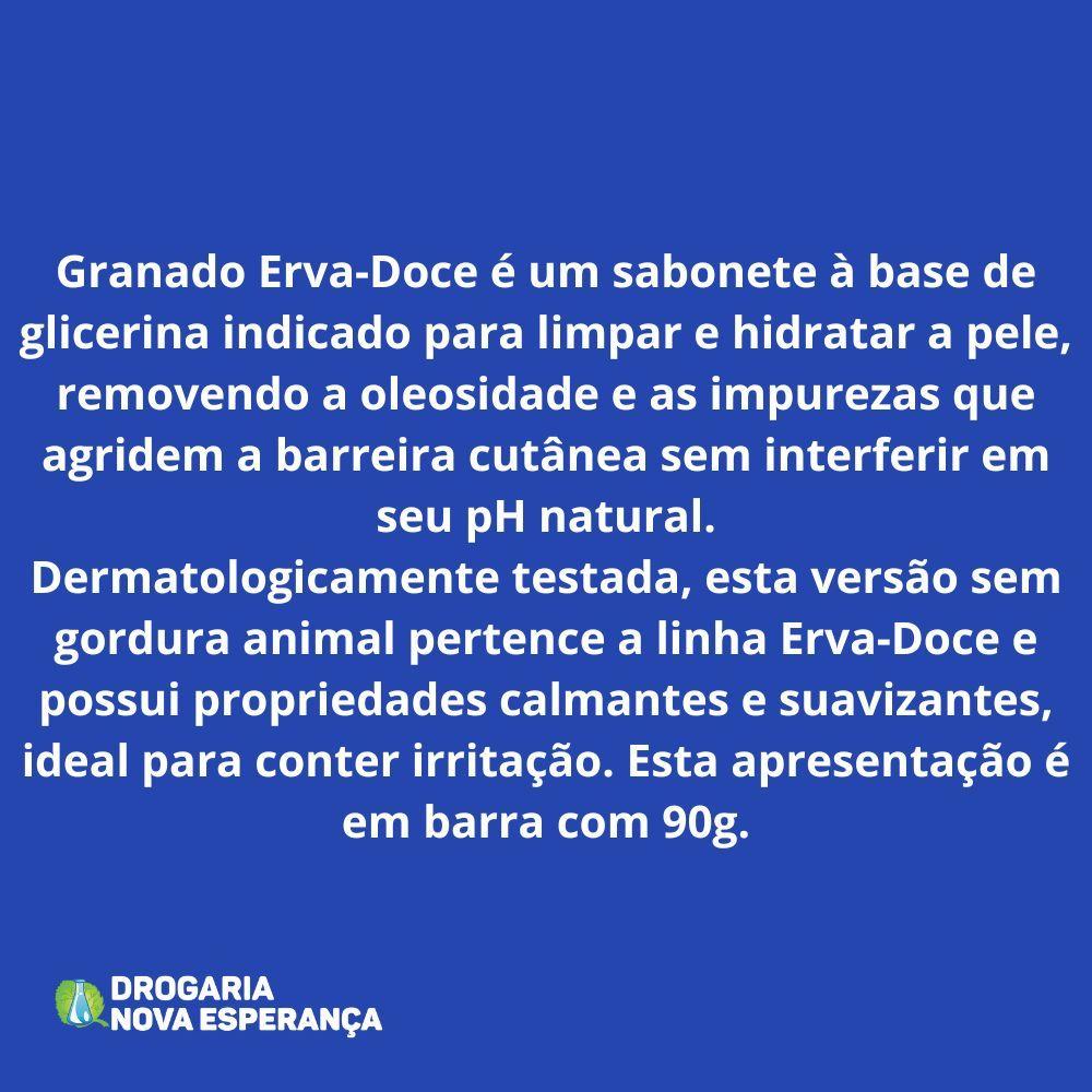 Granado Sabonete Glicerina E Erva-doce Com 90G