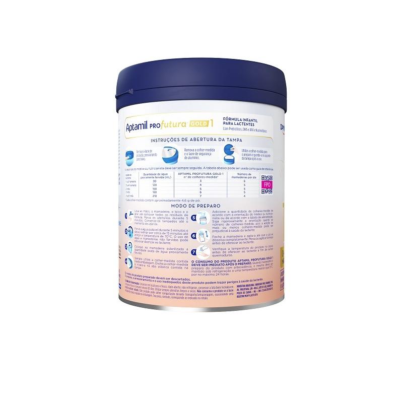 Fórmula Infantil Em Pó Danone Aptamil Gold 1 Lata 800g