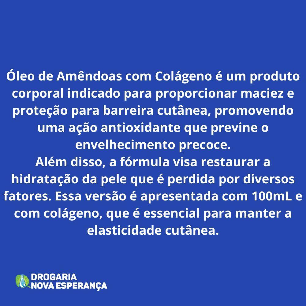Muriel Óleo Corporal Amêndoas Colágeno Com 100ml