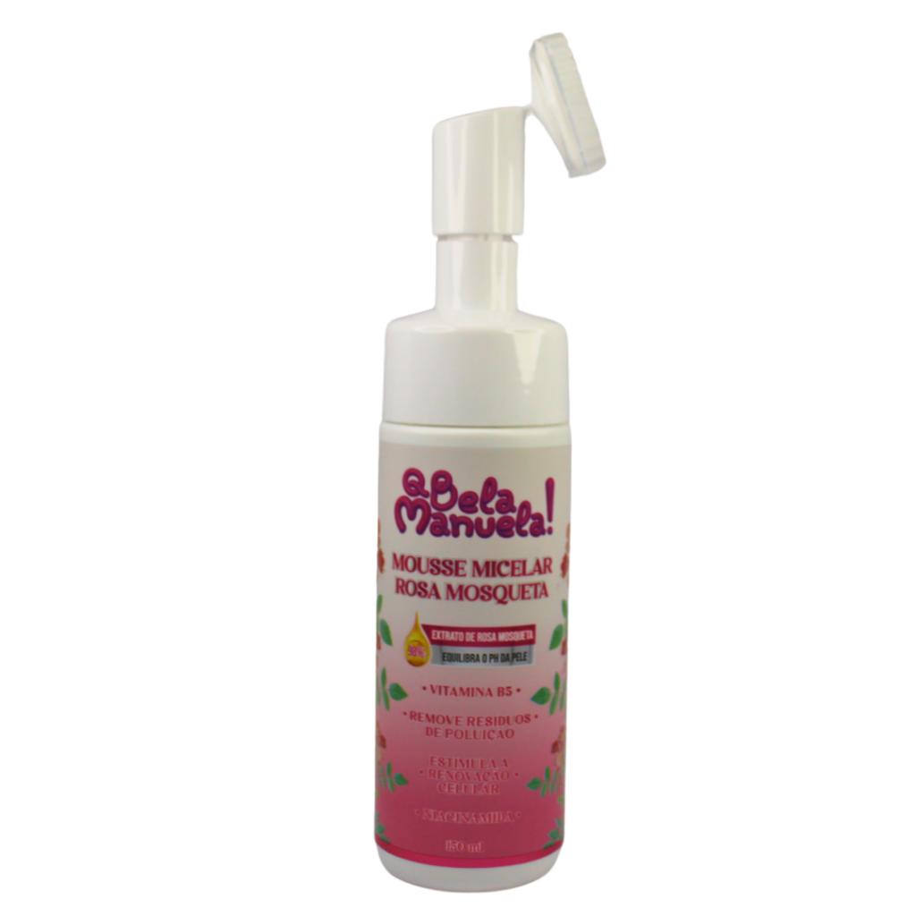 Mousse Micelar Limpeza Facial - Q Bela Manuela