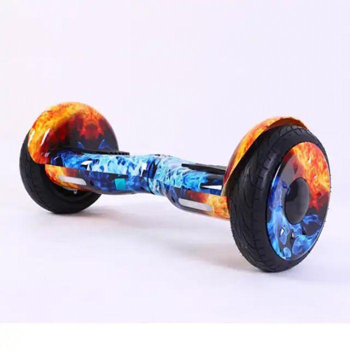 Hoverboard Original 10 Polegadas Fogo Gelo Skate Elétrico LED Bluetooth E Bolsa
