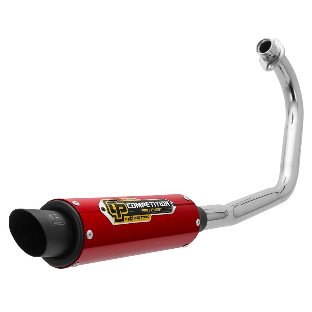 Escapamento Escape Moto PRO Tork Modelo Competition Moto Honda Titan/fan 125 Ks 2000 A 2008 Cromado