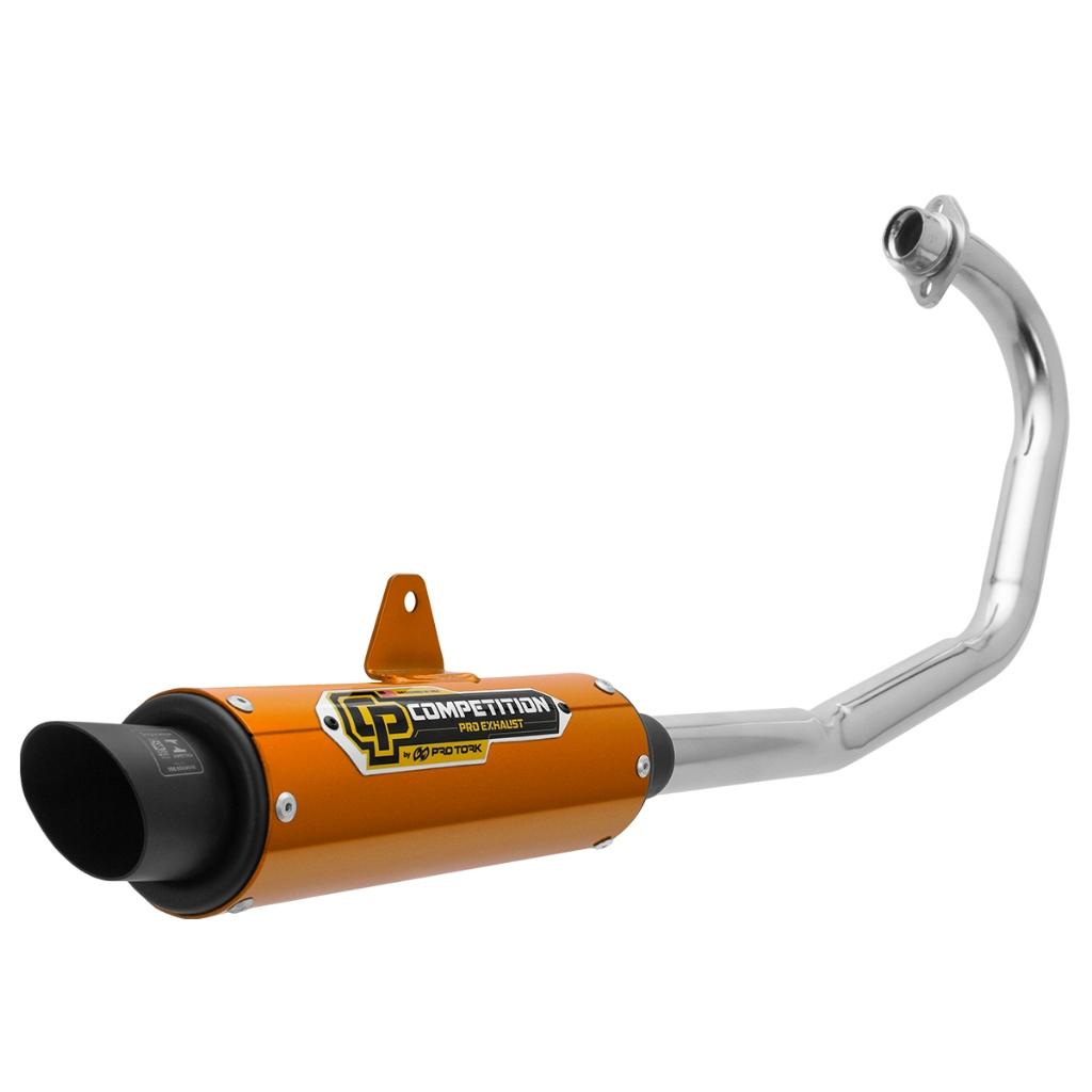 Escapamento Escape Descarga Competition PRO Tork Moto Titan 150 Esd 2004 Á 2008 Cromado