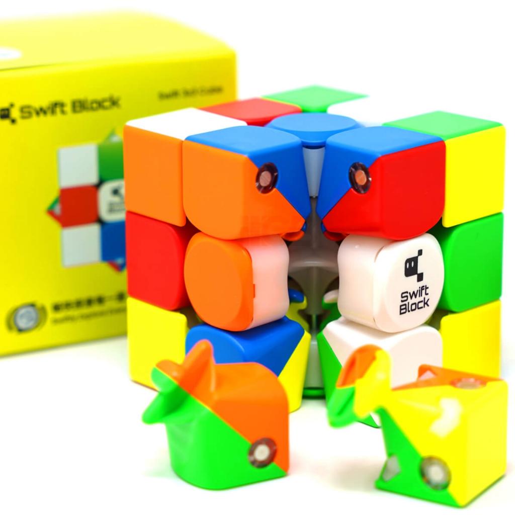 Cubo Mágico 3x3 Magnético Gan Swift Block 355S Stickerless