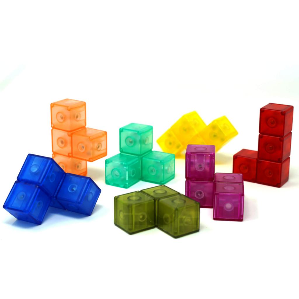Blocos Magnéticos Fanxin Cubo Criativo Com 7 Peças 60 Mm
