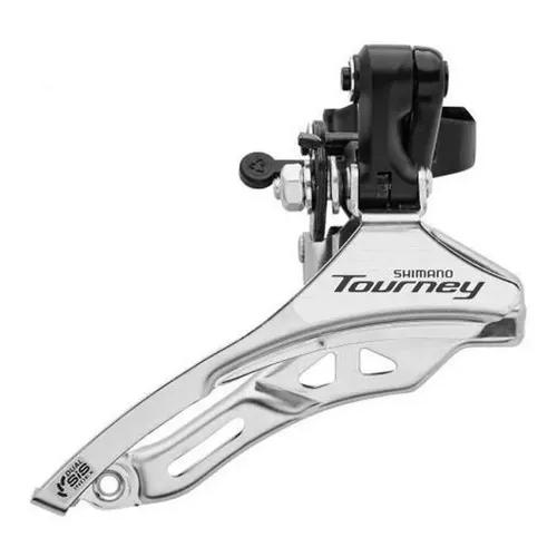 Cambio Dianteiro Tourney Shimano Ty300 31.8mm 6 A 8v Puxa Pra Cima