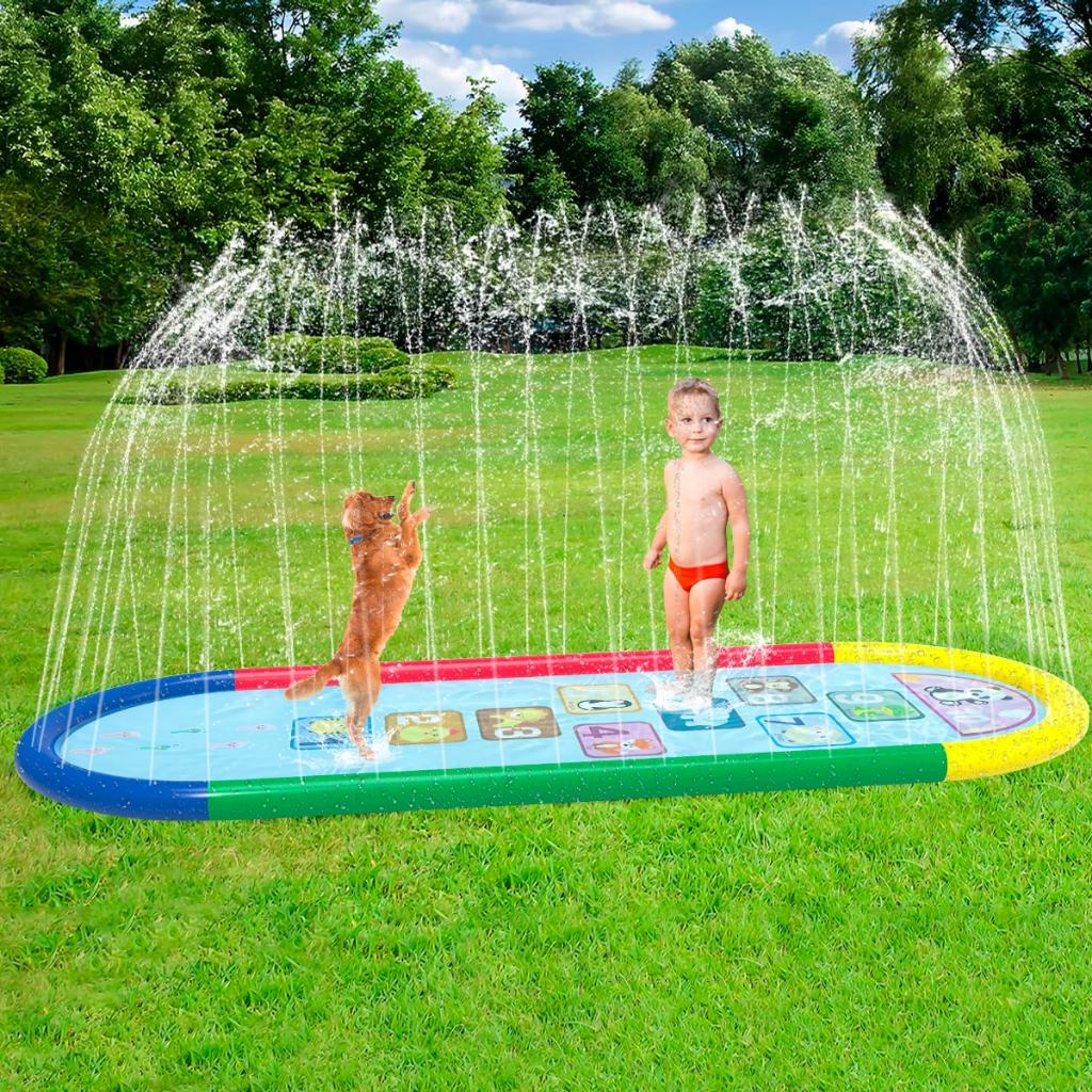 Brastoy Splash Sprinkler Pad Piscina Chafariz Infantil 250 100cm