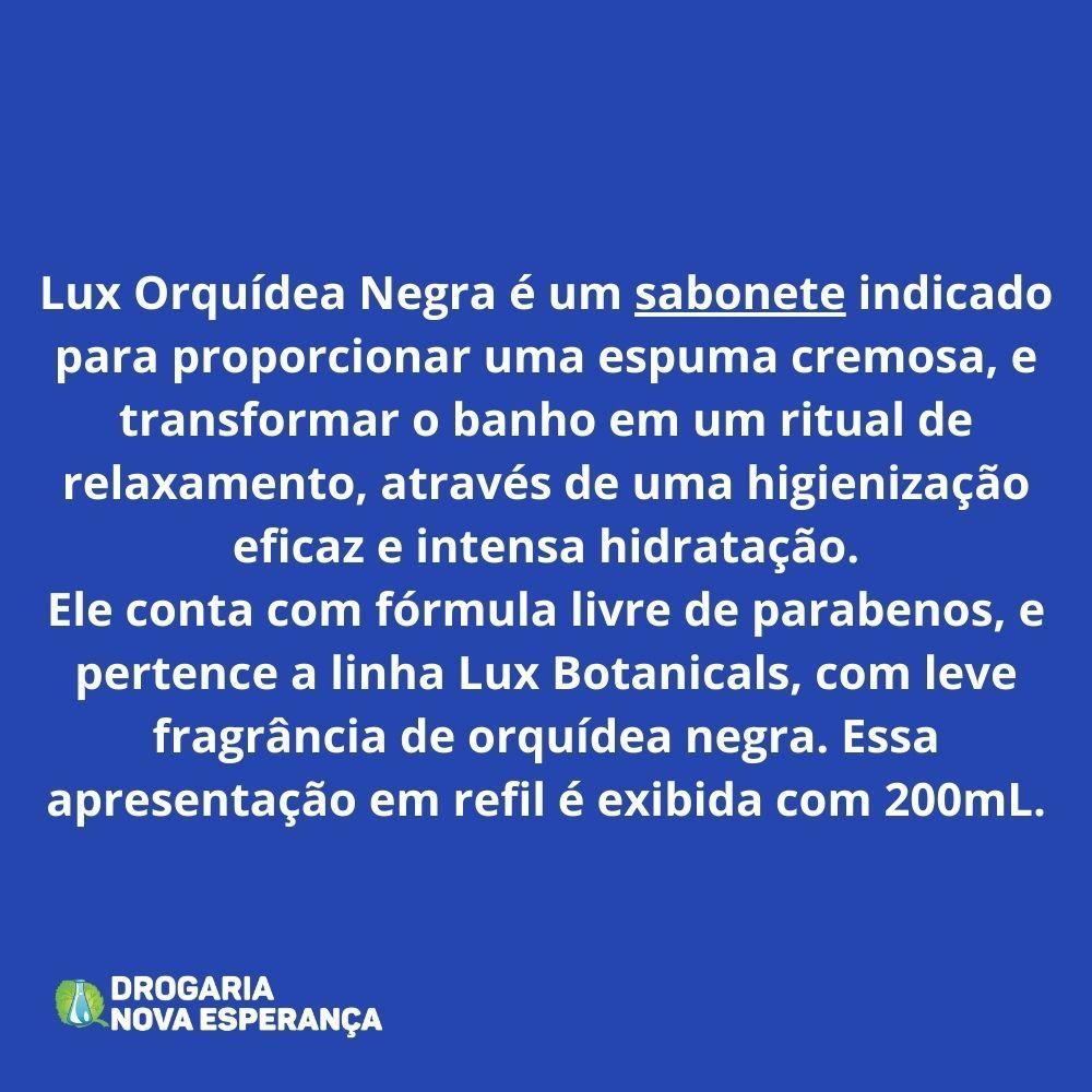 Lux Sabonete Líquido Refil Orquídea Negra Com 200ml
