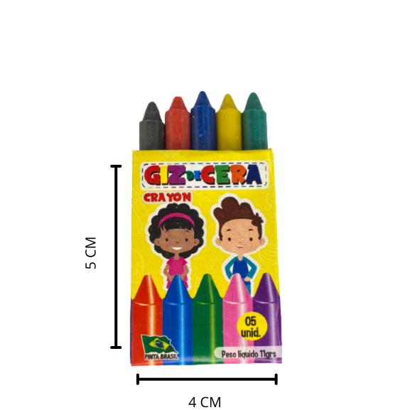 Kit 30 Cx Massinha De Modelar + 30 Mini Giz Cera + 60 Forminhas Molde Lembrancinha Infantil Criança