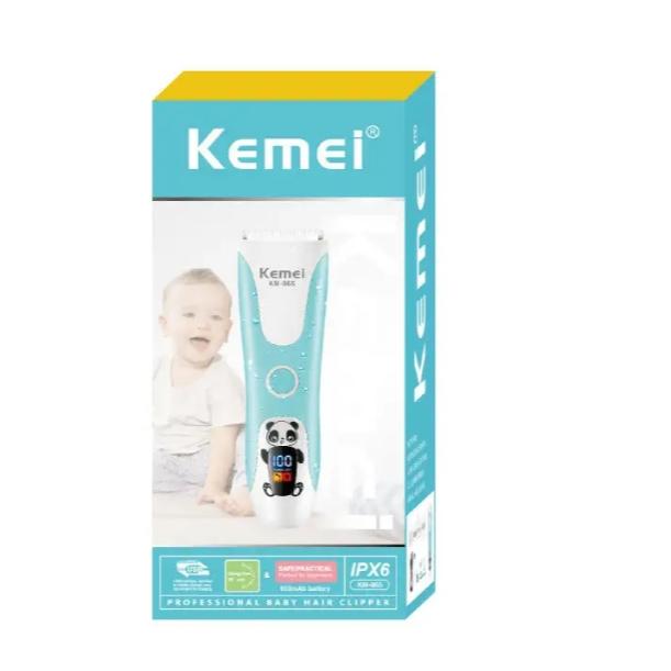 Kemei Km-965 Cerâmica Máquina De Cortar Cabelo Elétrica USB