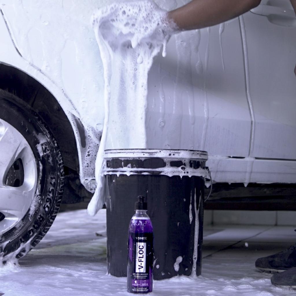 Kit Shampoo Automotivo Sujeira Pesada V-floc Moto-v 500ml Vonixx