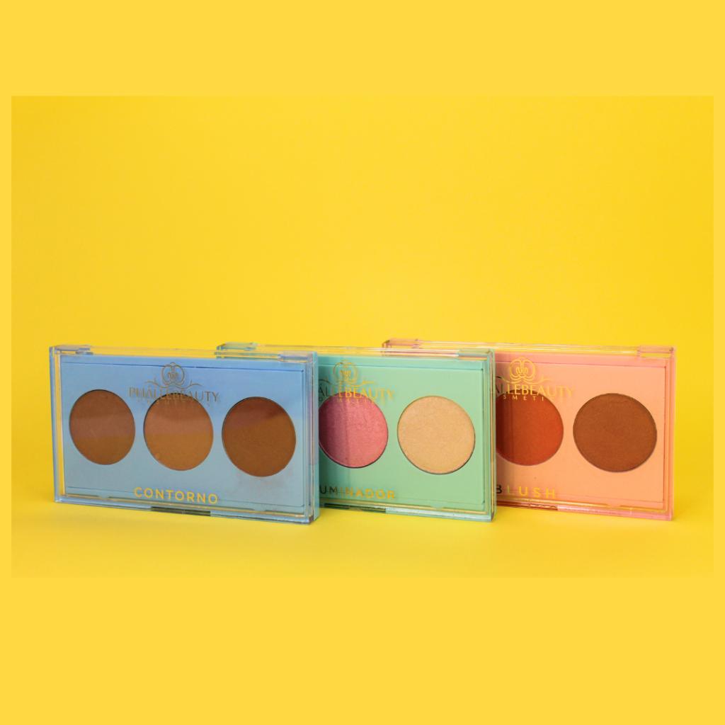 Kit Com 3 Paletas Phállebeauty