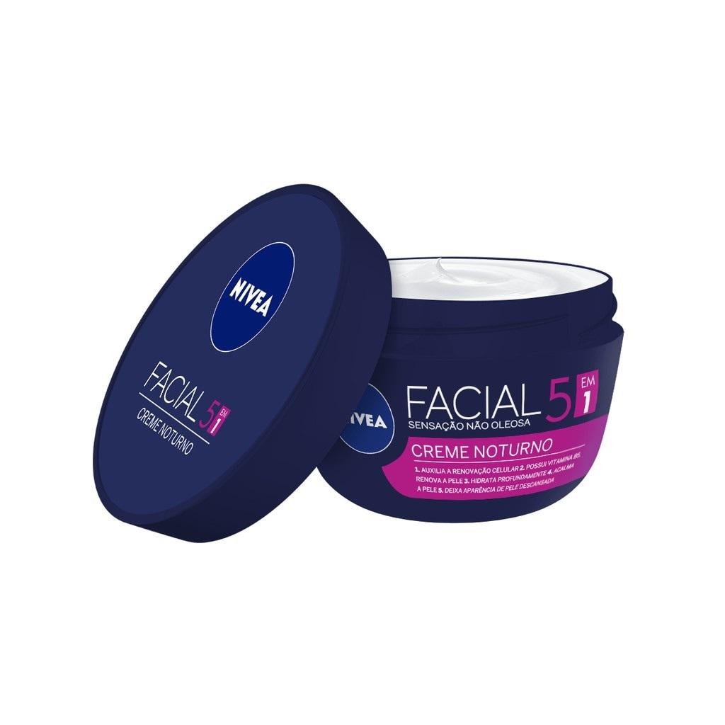 Creme Hidratante Facial 5 Em 1 Noturno 100g Nivea