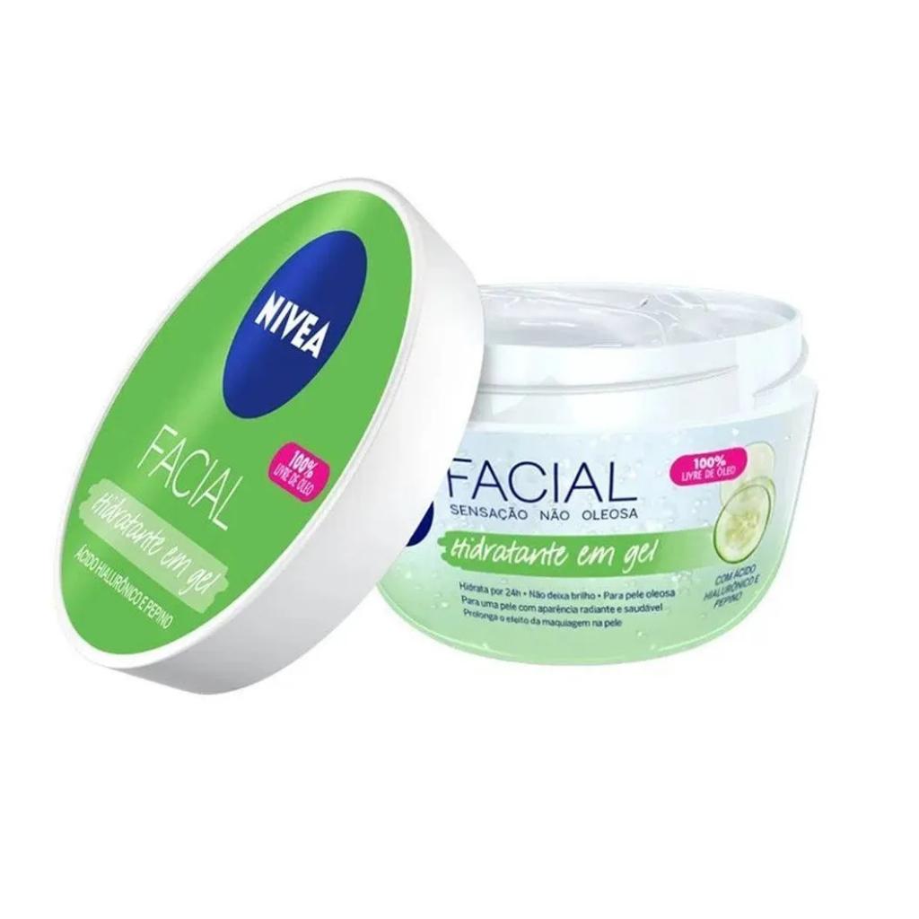 Creme Hidratante Facial Em Gel 24h De Hidratação 100g Nivea