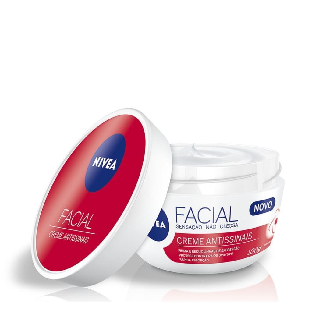 Creme Hidratante Facial Antissinais 5 Em 1 100g Nivea