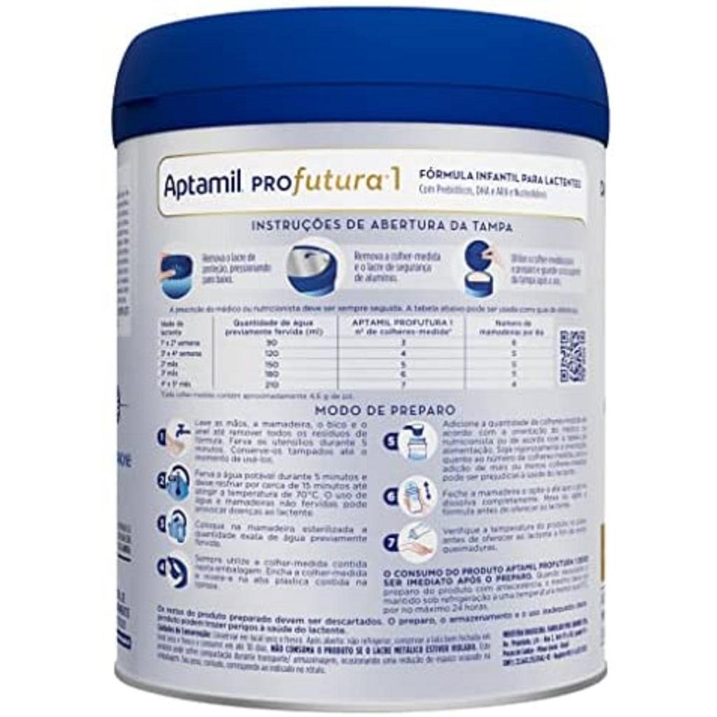Kit 4x Fórmula Infantil Aptamil Profutura 1 Danone Lata De 800g